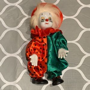 Vintage porcelain collectible clown 8” Saint John Canada
